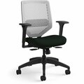 The Hon Co Task Chair, ReActiv, 29-1/2inx29-1/2inx41-3/4in, Black Seat HONSVR1AIUR10TK